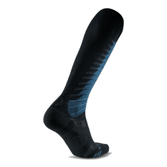 UYN One Biotech Men's Ski Socks, Black/Blue
