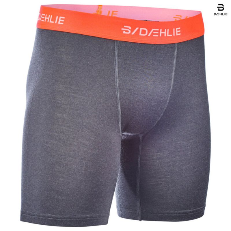 Bjorn Daehlie Wool Boxers Men's, Grey | Vīriešu Apakšbikses