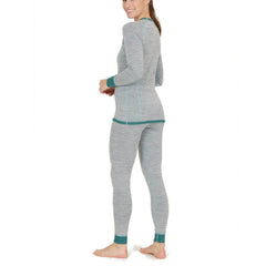 Endurance Binna Women's Merino Wool Baselayer Set, Hydro 