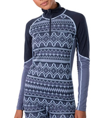 Kari Traa Malia Half Zip Termoveļas Krekls - Sieviešu