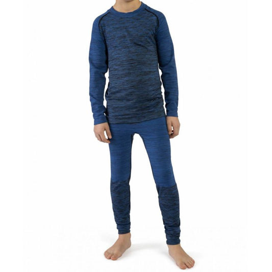 Viking Fjon Kids Base Layer Set Bamboo, Blue | Bērnu Termoveļas Komplekts 4