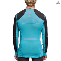 Bjorn Daehlie Performance-Tech LS Baselayer Shirt, Delphium Blue. no mugurpuses