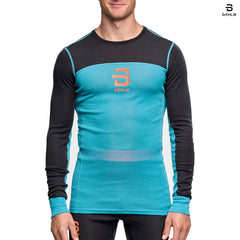 Bjorn Daehlie Performance-Tech LS Baselayer Shirt, Delphium Blue