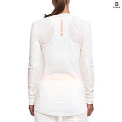 Bjorn Daehlie Performance-Tech LS Women's Baselayer Shirt, Snow White. No mugurpuses