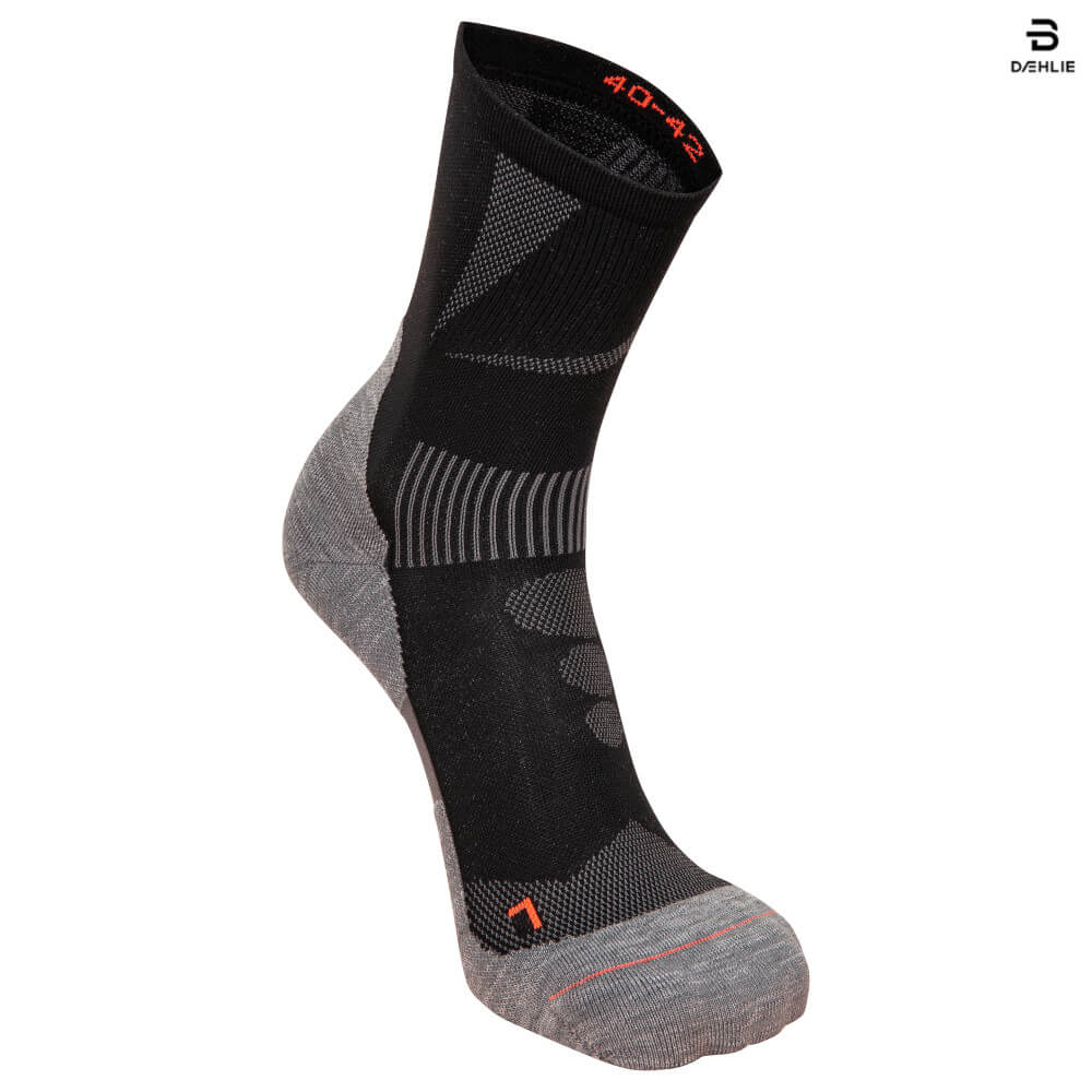 Bjorn Daehlie Race Wool Socks, Black/Grey