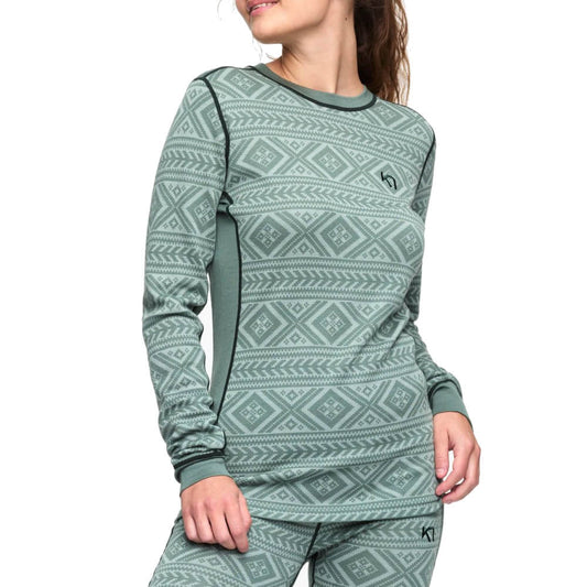 Kari Traa Floke Women's LS Baselayer, Murk