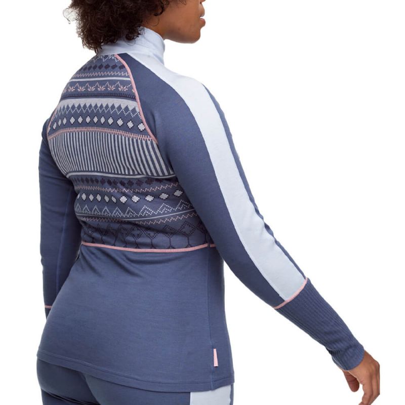 Kari Traa Perle Half Zip sieviešu termo krekls. No mugurpuses