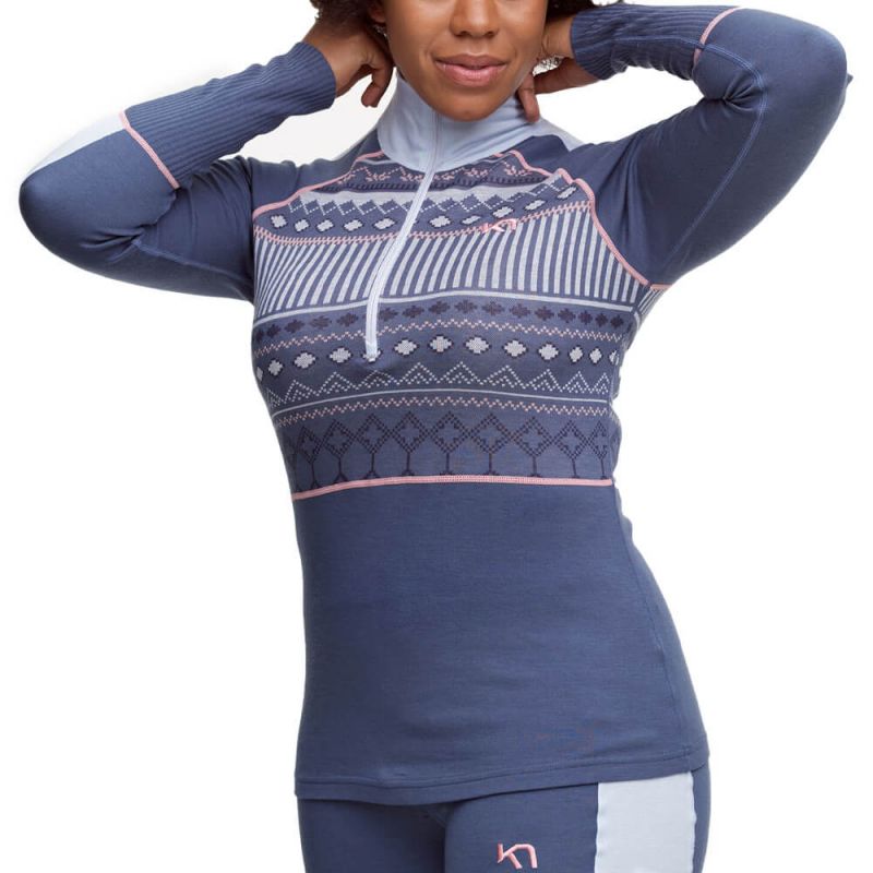 Kari Traa Perle Half Zip sieviešu termo krekls