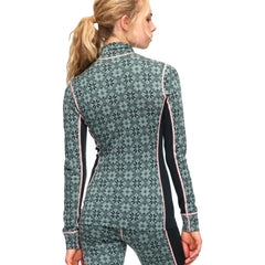 Kari Traa Rose Half Zip Women's Termo Baselayer, Murk. Uz auguma no mugurpuses