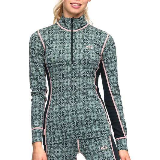 Kari Traa Rose Half Zip Women's Termo Baselayer, Murk. Uz auguma