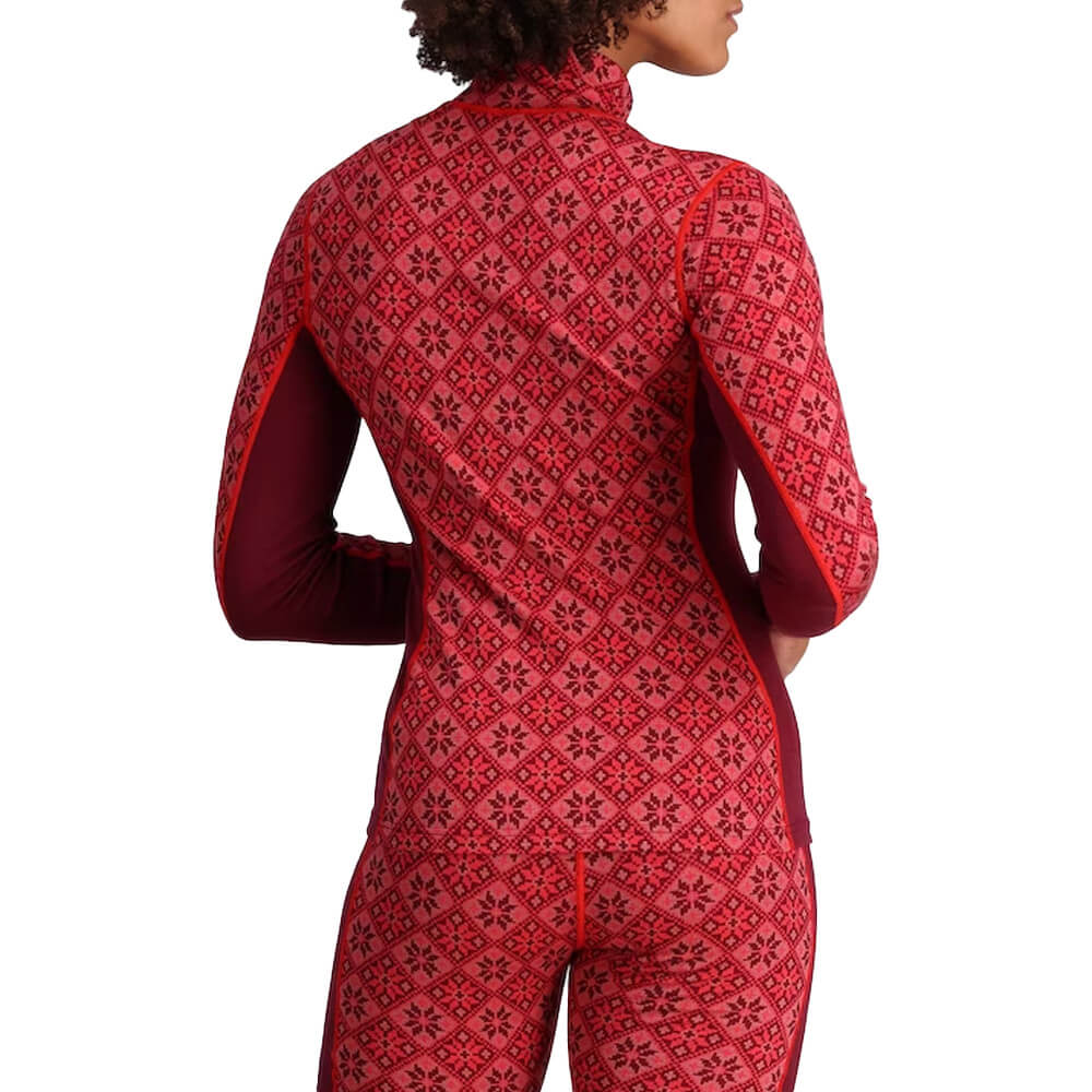 Kari Traa Rose Half Zip sieviešu termo krekls, Rouge 2