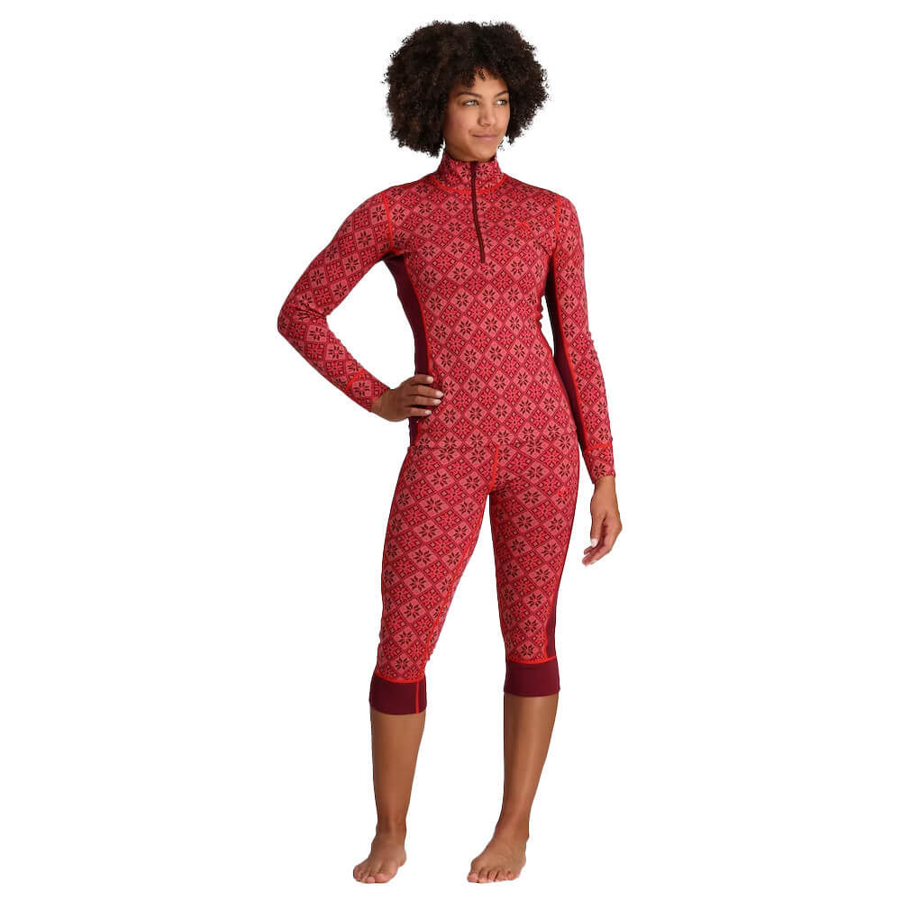 Kari Traa Rose Half Zip sieviešu termo krekls, Rouge 3