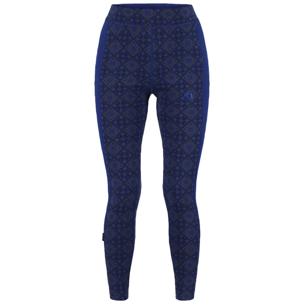 Kari Traa Rose High Waist merino termo bikses, Azure 3