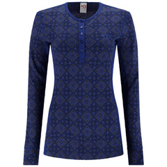 Kari Traa Rose LS sieviešu merino termo krekls, Azure 4