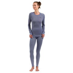 Odlo Active Warm Eco LS Women's Baselayer Top, Folkstone Gray 3