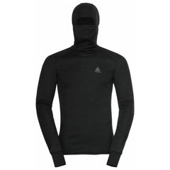 Odlo Active Warm Eco Men's Base Layer Top With Facemask