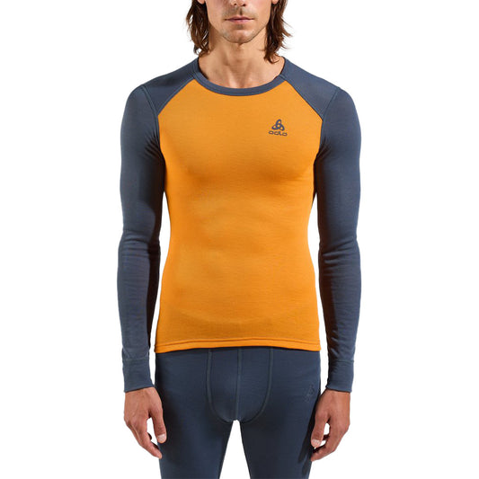 Odlo Active Warm Eco Men's Baselayer Set, Dark India Ink/Oriole 2