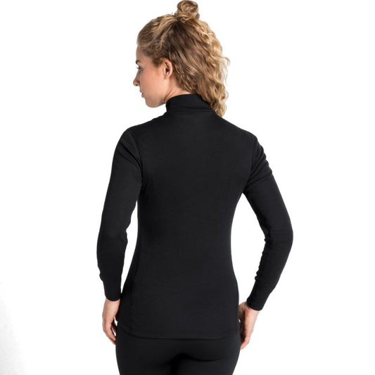 Odlo Active Warm Eco Turtleneck sieviešu termo krekls. No mugurpuses