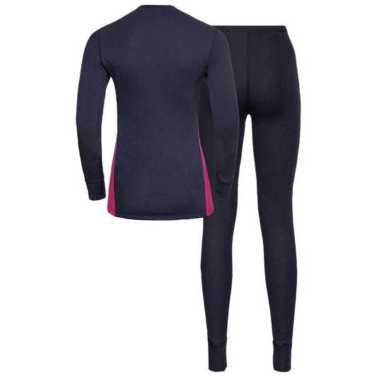 Odlo Active Warm sieviešu termoveļas komplekts, Dark Sapphire/Beetroot Purple 2