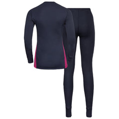 Odlo Active Warm sieviešu termoveļas komplekts, Dark Sapphire/Beetroot Purple 2