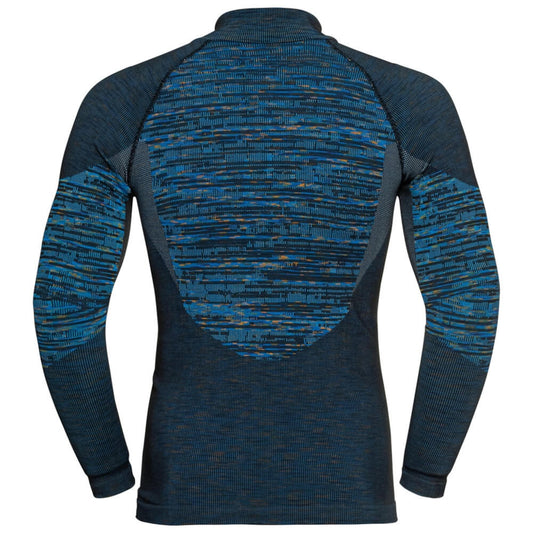 Odlo The Blackcomb ECO LS Half Zip Men's, Indigo Bunting /Space Dye 2