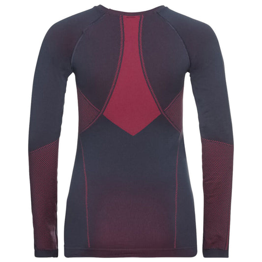 Odlo Performance Evo Warm Women's LS Baselayer, sapphire/purple 2