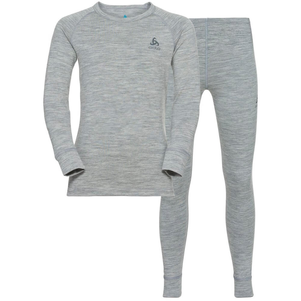 Odlo Merino 200 Kids Baselayer Set, grey | Bērnu termoveļa