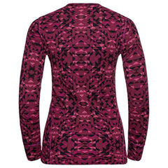 Odlo Active Warm Eco Graphic LS Base Layer, Festive Fuchsia. No mugurpuses