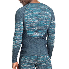 Odlo The Blackcomb ECO LS Men's, Dark Sapphire/Space Dye 1