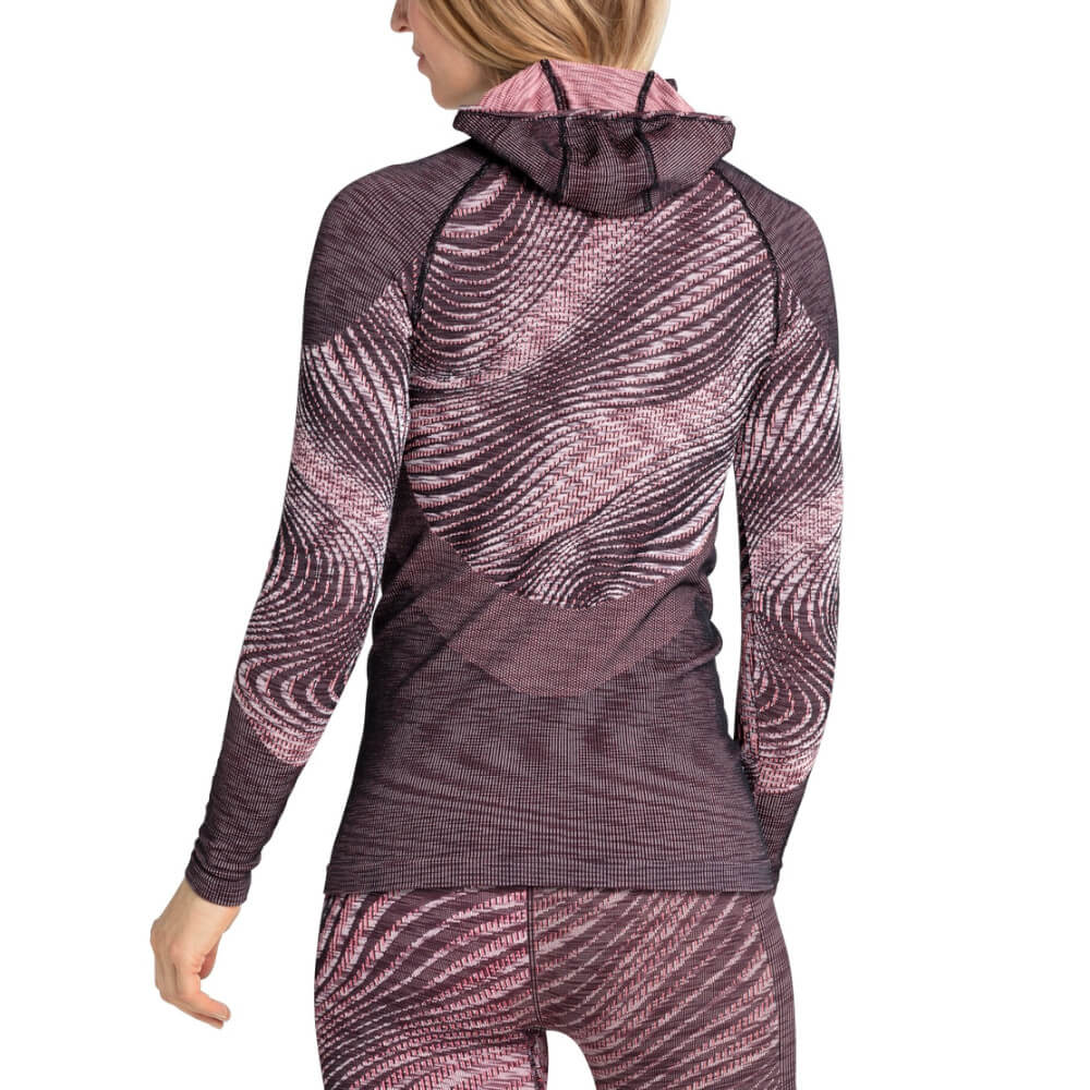 Odlo The Blackcomb ECO Women's LS With Facemask, Siesta/Space Dye 2
