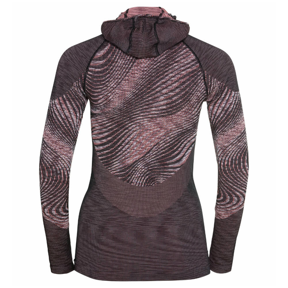 Odlo The Blackcomb ECO Women's LS With Facemask, Siesta/Space Dye 4