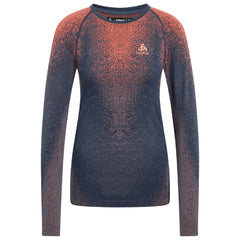 Odlo The Blackcomb Women's Base Layer Crew, India Ink