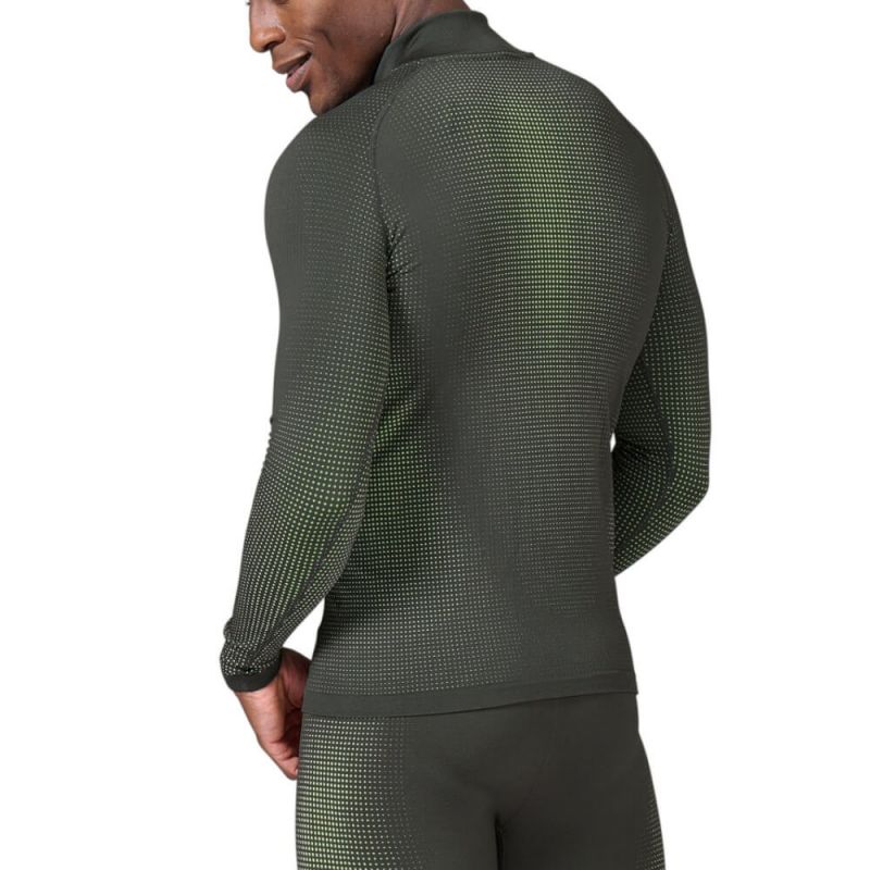 Odlo Performance Warm Eco HZ Turtleneck vīriešu termo krekls no mugurpuses
