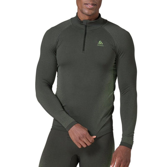 Odlo Performance Warm Eco HZ Turtleneck vīriešu termo krekls uz auguma