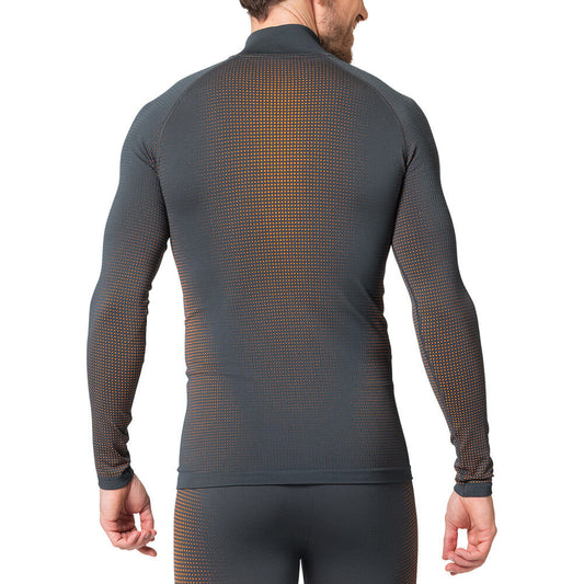 Odlo The Performance Warm Eco HZ Turtleneck Men's BL Top, India Ink