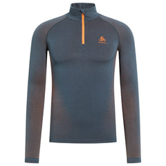 Odlo The Performance Warm Eco HZ Turtleneck Men's BL Top, India Ink