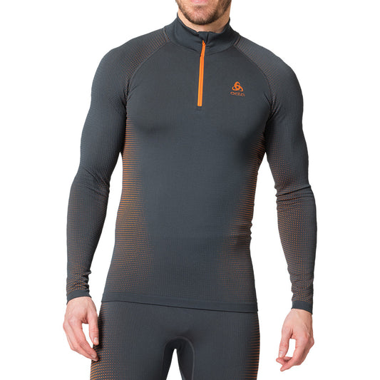 Odlo The Performance Warm Eco HZ Turtleneck Men's BL Top, India Ink