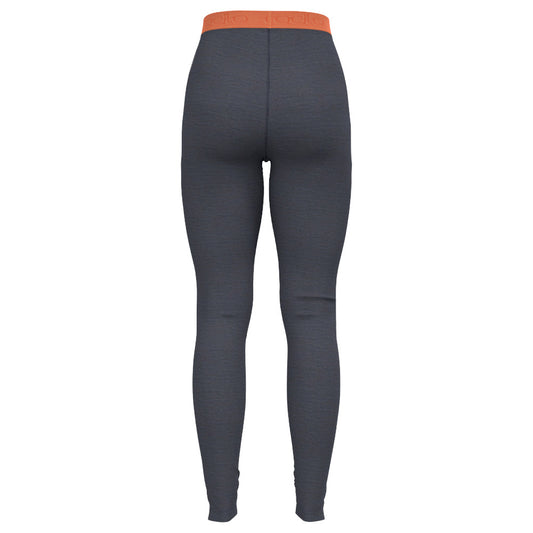 Odlo The Performance Wool 150 Women's Base Layer Pants, India Ink