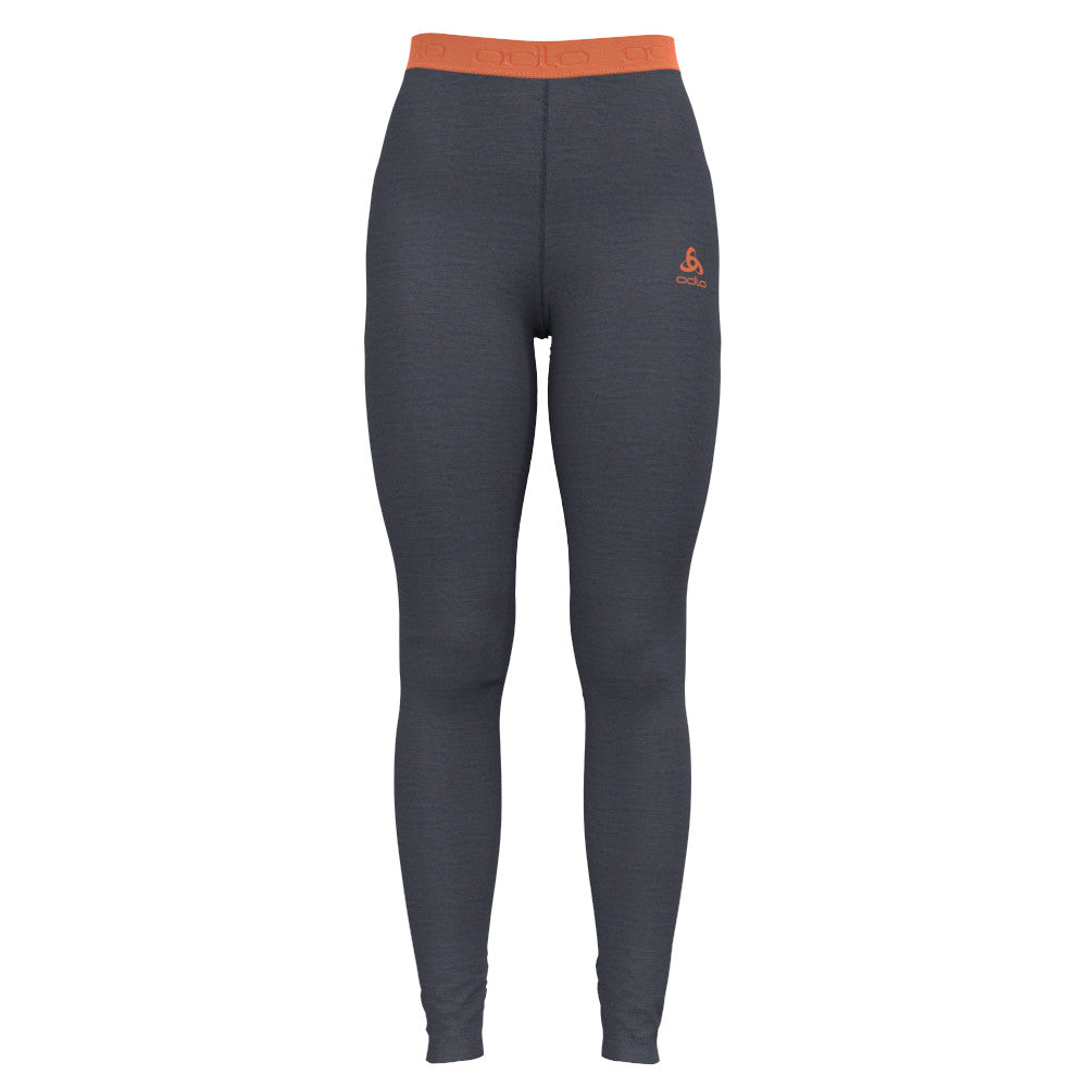 Odlo The Performance Wool 150 Women's Base Layer Pants, India Ink