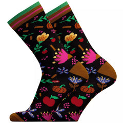 Uphillsport Lifestyle Autumn Garden Merino socks, black