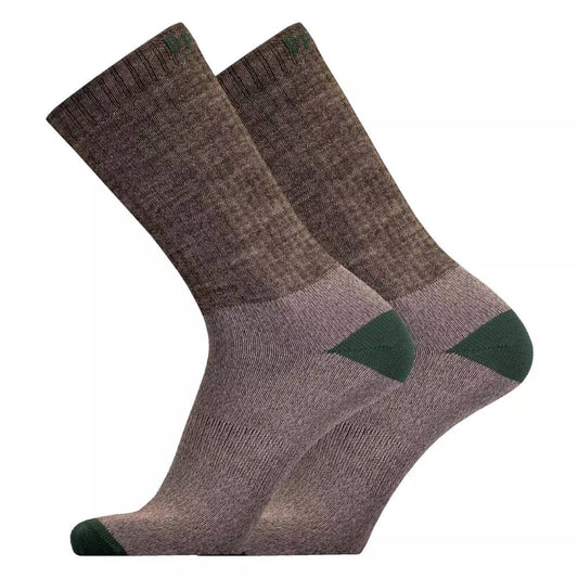 UphillSport Posio 3-Layer Merino Hiking Socks, Grey/Green