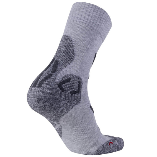 UYN Explorer Comfort Women's Trekking Socks, Light Grey/Melange. No sana