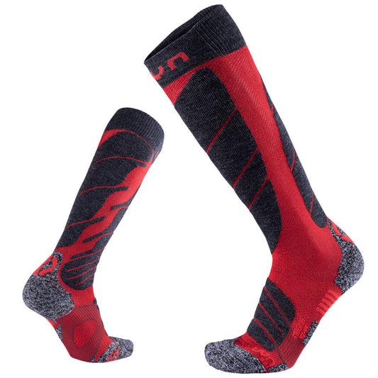 UYN Magma Ski Socks, Dark Red | Vīriešu Slēpošanas Zeķes