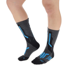 UYN Ski Cross Country 2in Men's Socks, Anthracite/Blue