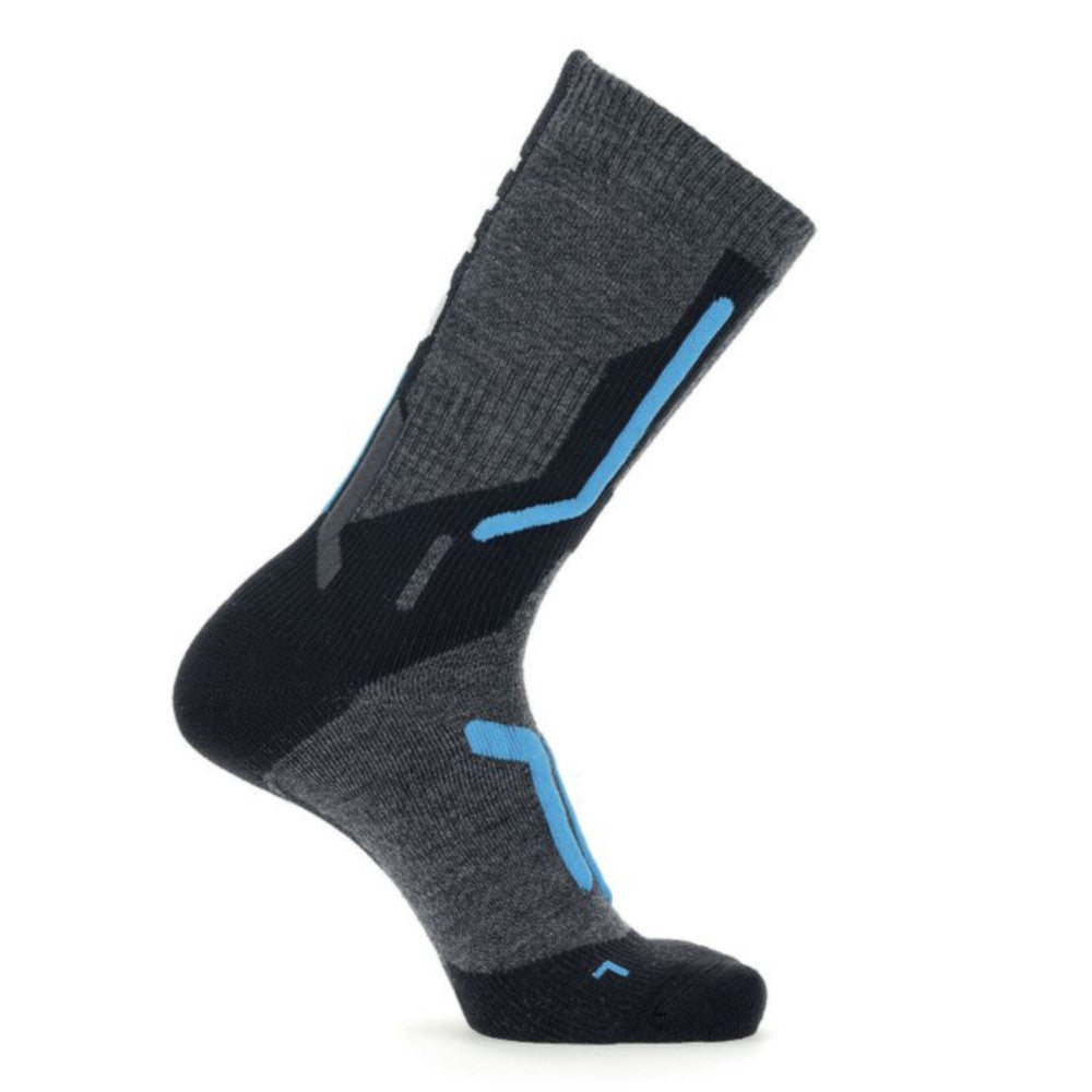 UYN Ski Cross Country 2in Men's Socks, Anthracite/Blue