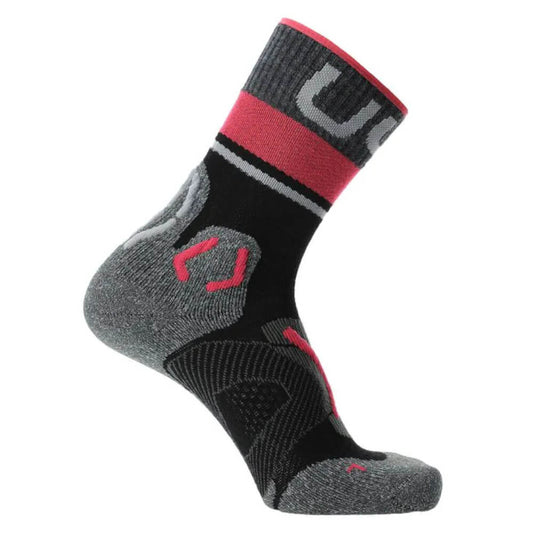 UYN Trekking One Merino Wool Women's Socks, Black/Pink