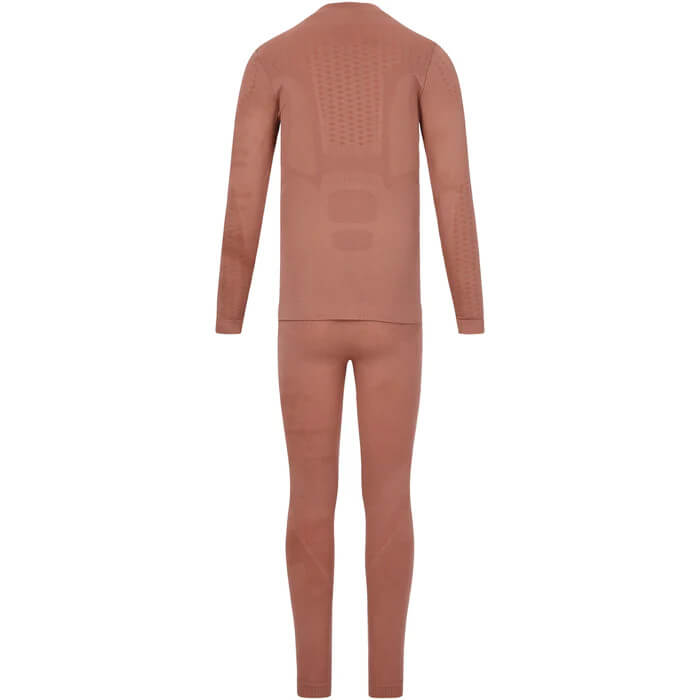 Endurance ZigZag Gualala Seamless Kids Baselayer, burlwood 4